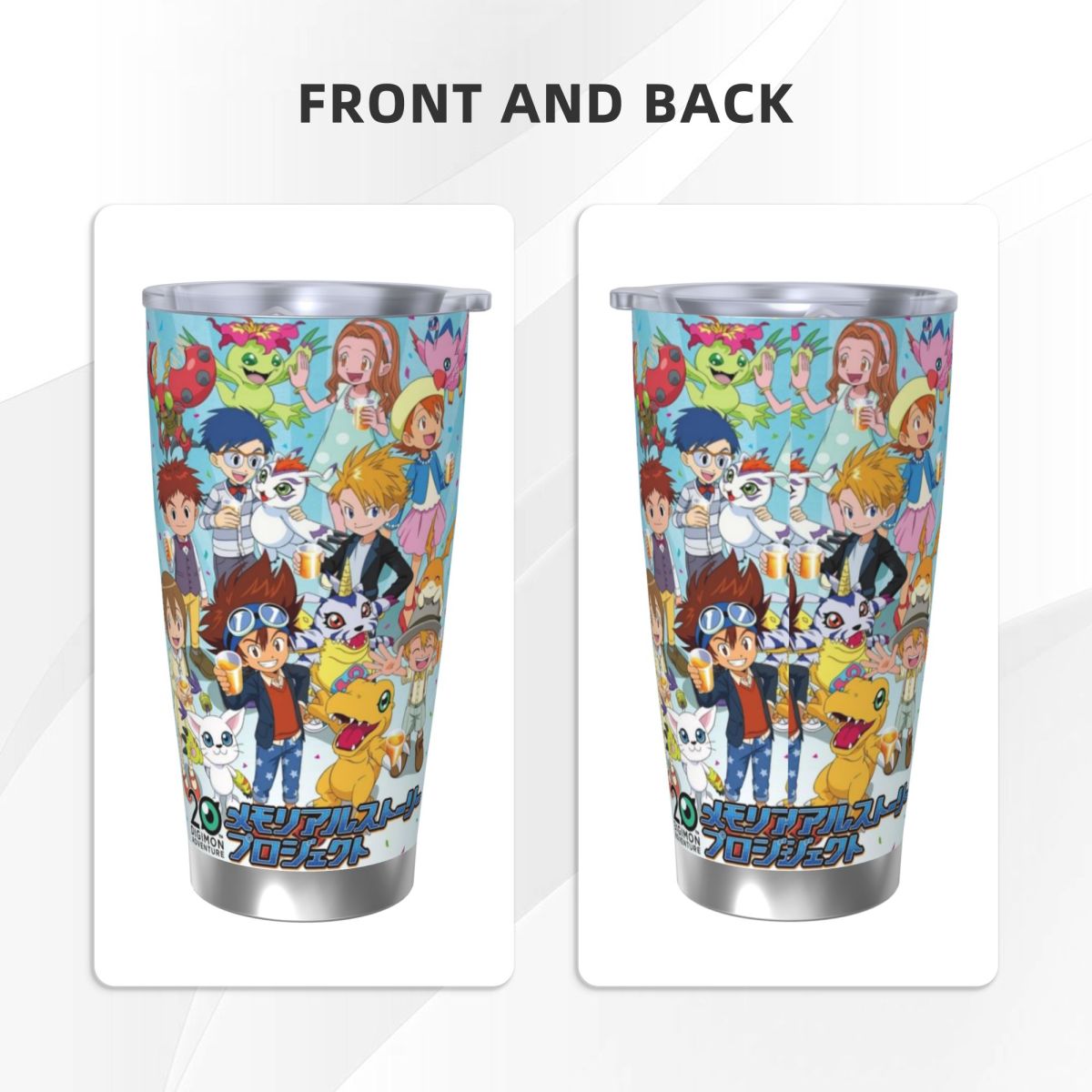 D-Digimon 20oz Stainless Steel - Stainless Steel Straw 评论和价格